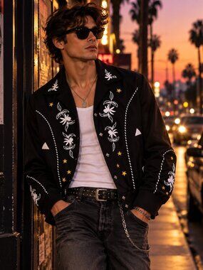 NWT MENS WESTERN STRAIGHT TO HELL WILDER Jacket